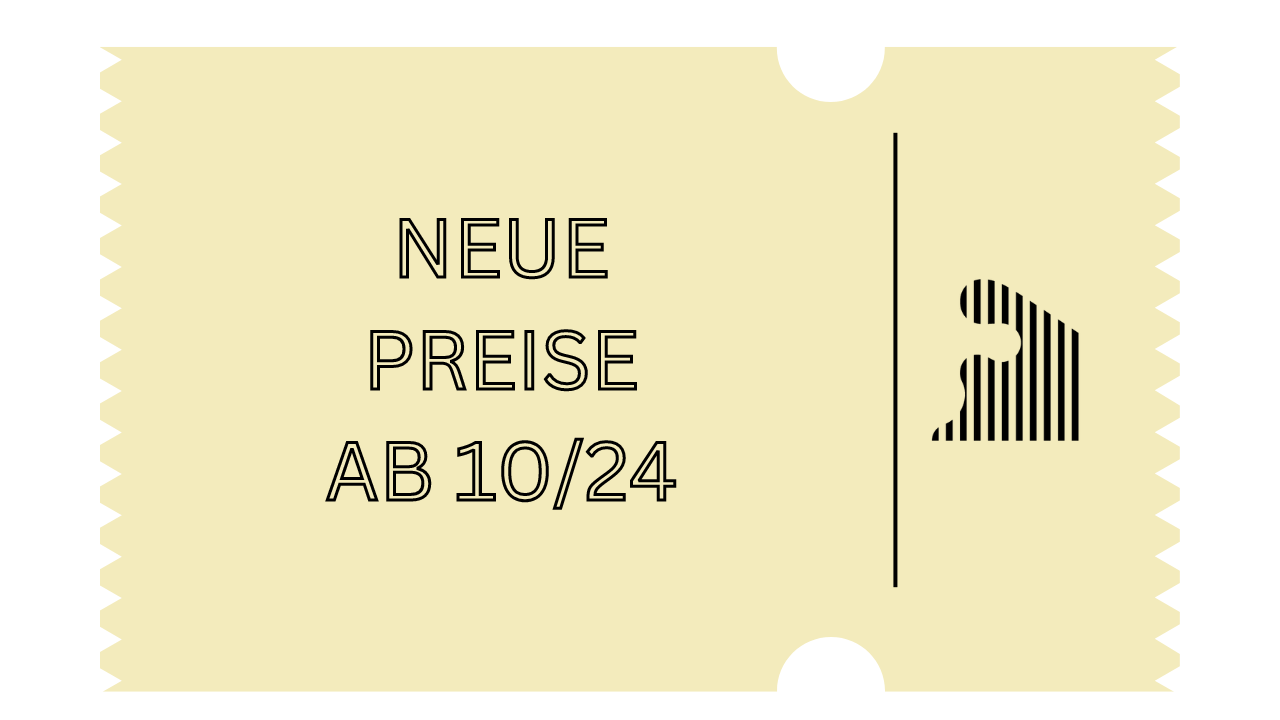 Neue Preise ab Oktober 2024